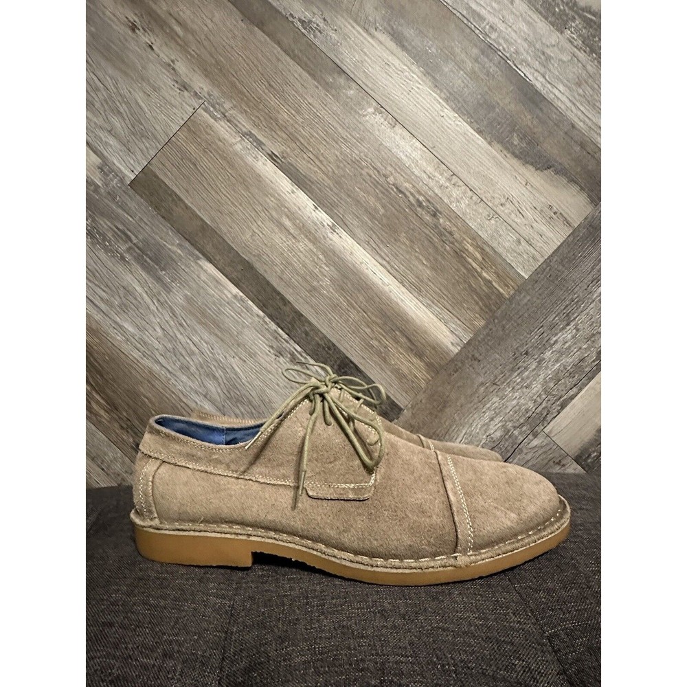 Mark Nason Skechers Mens Size 13 US Tan Beige Suede Derby Shoes 68040